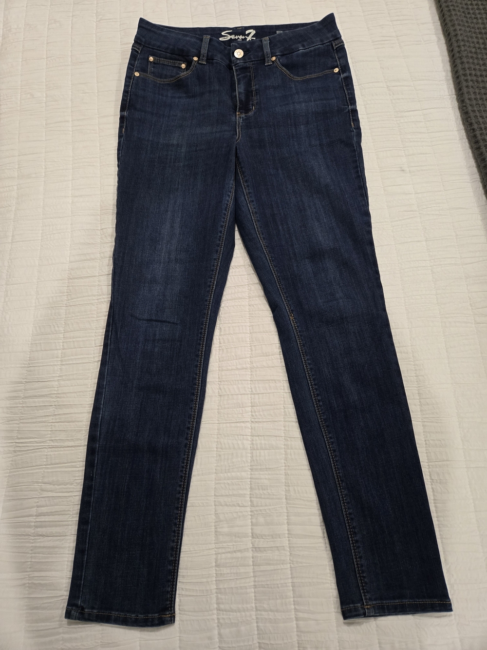 Seven7 Dark Indigo Skinny Jeans